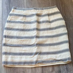 J.Crew stripe mini size 0